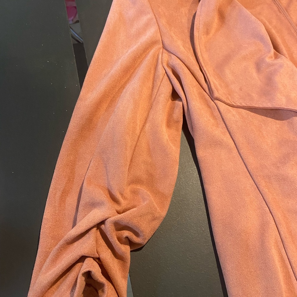 Coverup with padded shoulders
